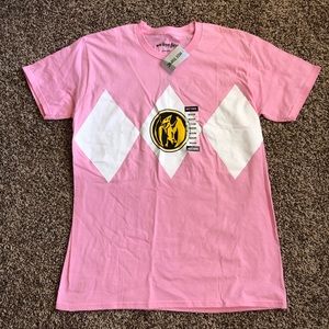 NWT Hot topic medium pink power rangers